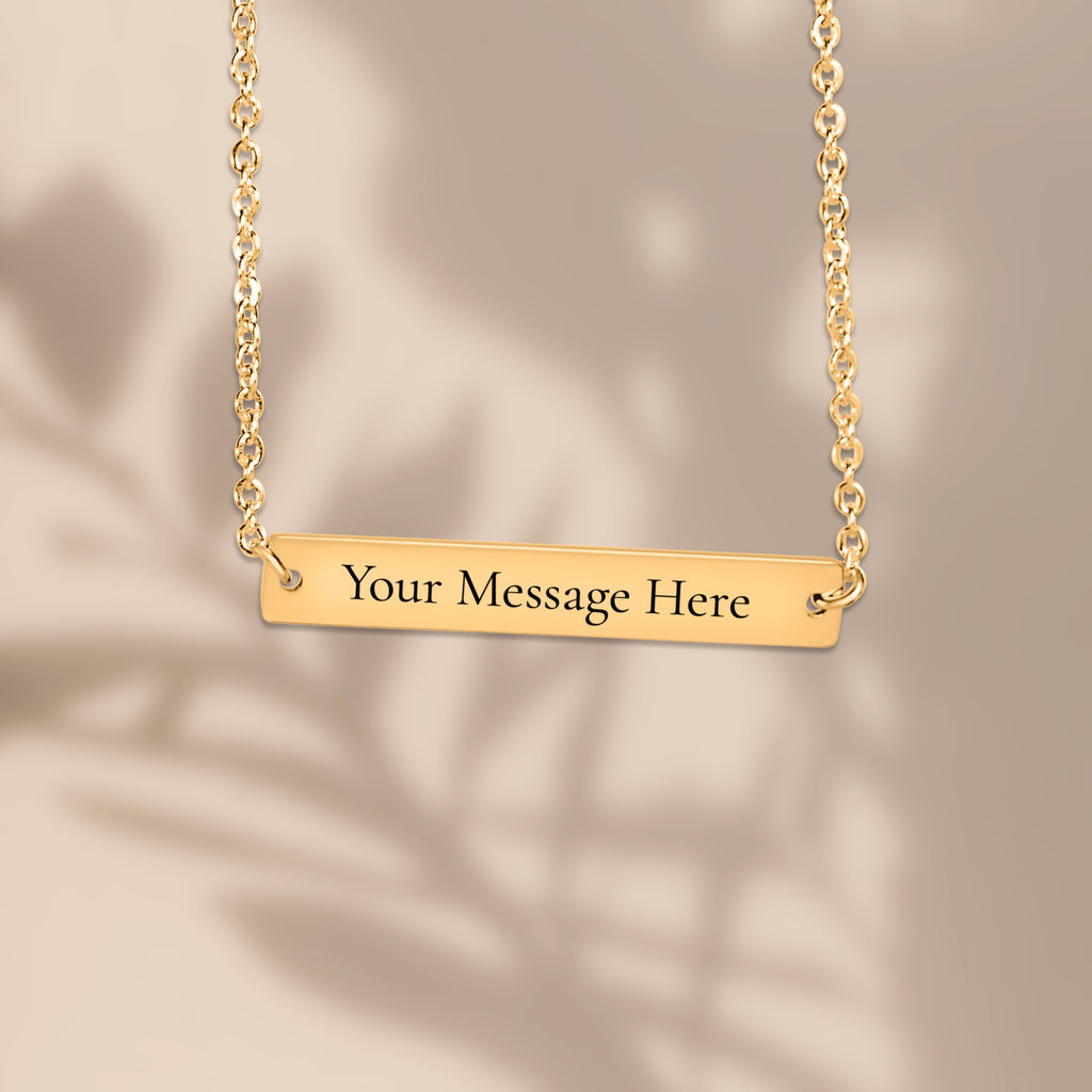 new Always With Me- Personalised Bar Necklace