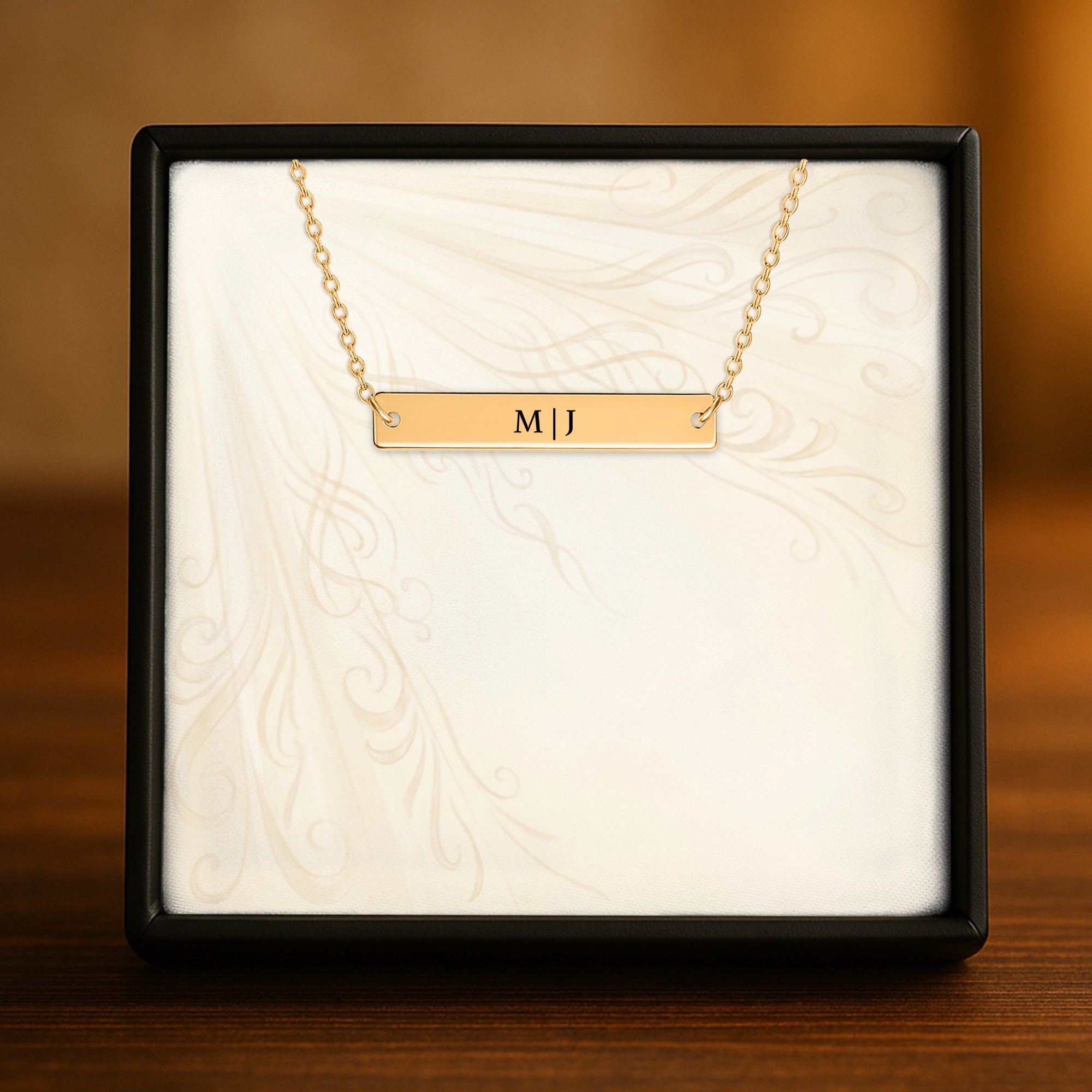 Always With Me — Personalized Bar Necklace