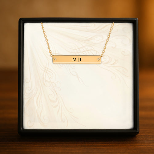 Always With Me — Personalized Bar Necklace