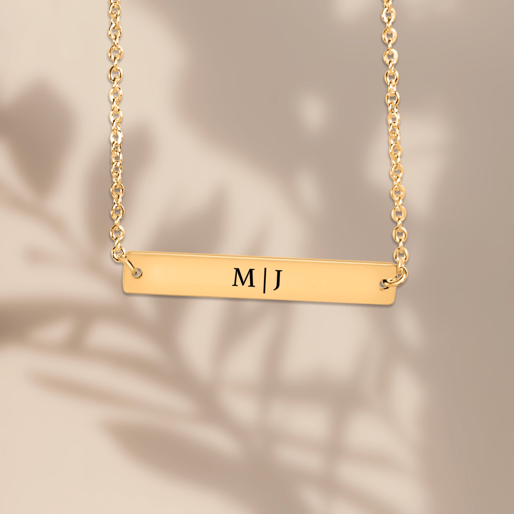 Always With Me — Personalized Bar Necklace