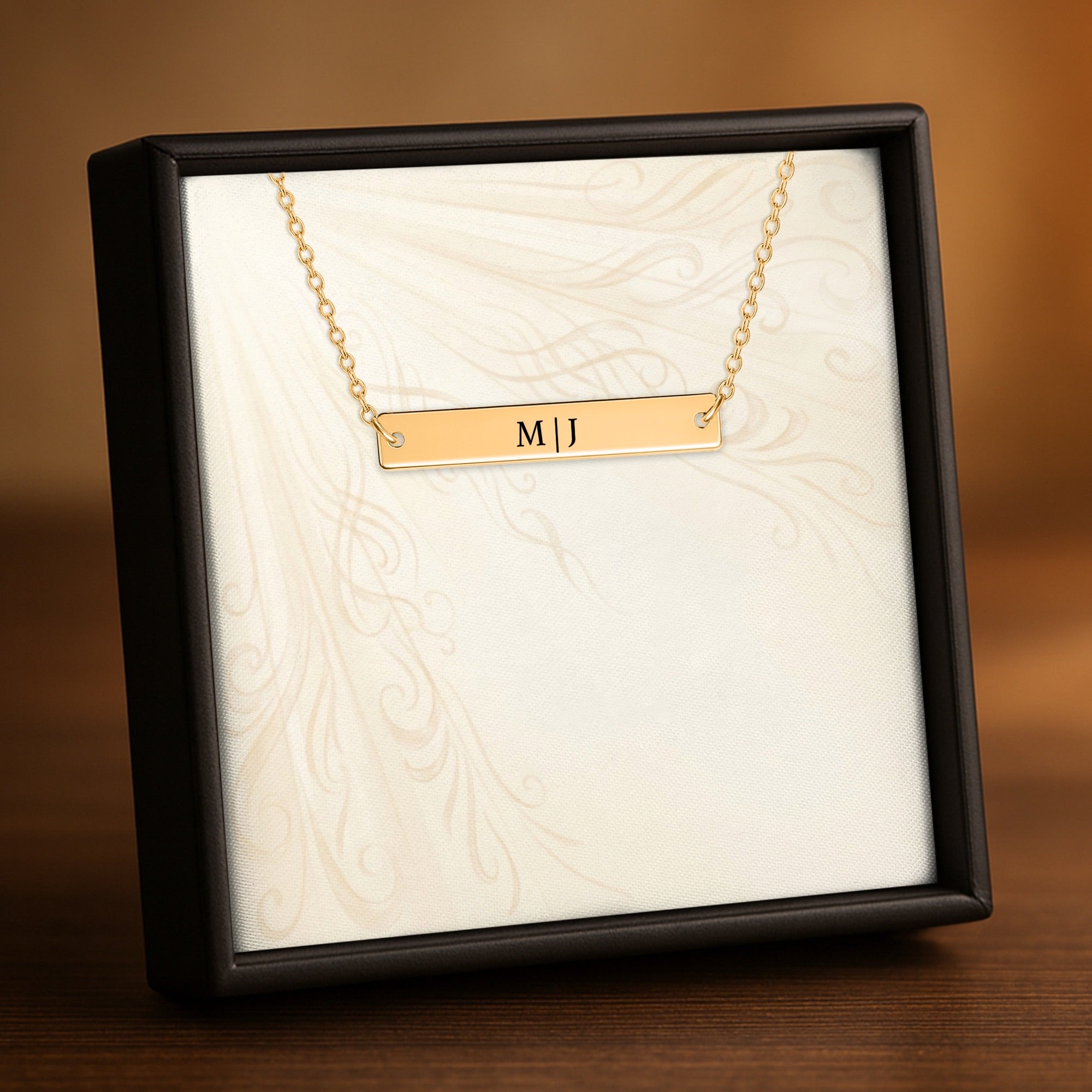 Always With Me — Personalized Bar Necklace